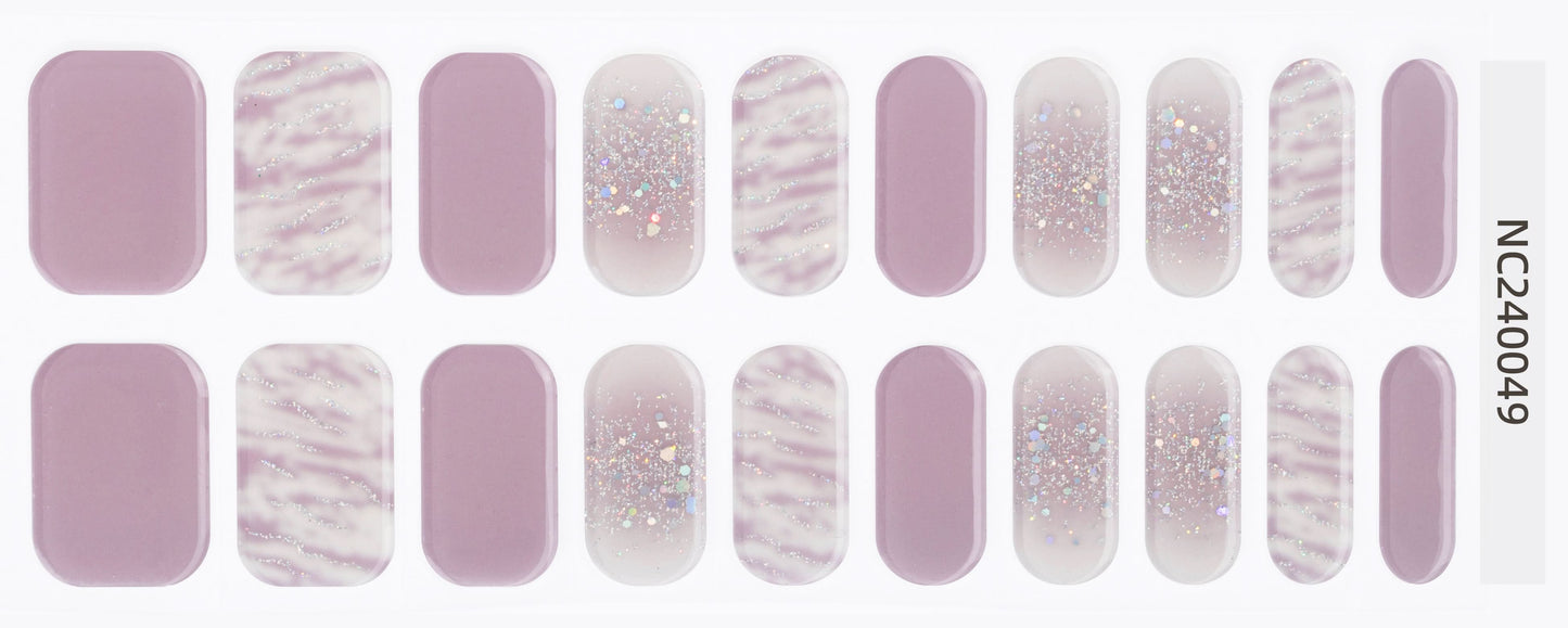 Bold Babes Glitter Groove Semi Cured Gel Nail Stickers - TheBOLDBabes