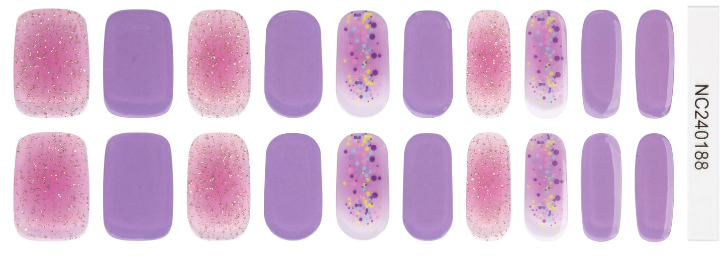 Bold Babes Candy Crush Semi Cured Gel Nail Stickers - TheBOLDBabes