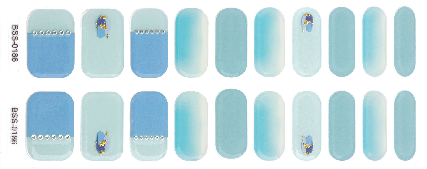 Bold Babes Frozen Fun Semi Cured Gel Nail Stickers - TheBOLDBabes