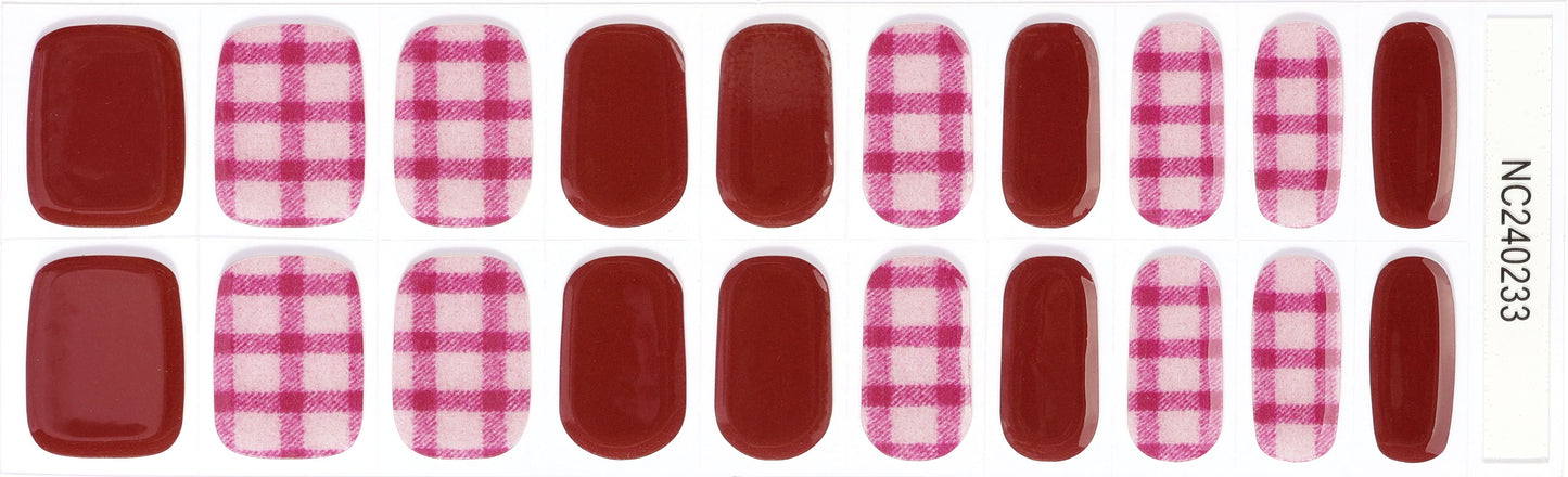Bold Babes Fine Wine Semi Cured Gel Nail Stickers - TheBOLDBabes