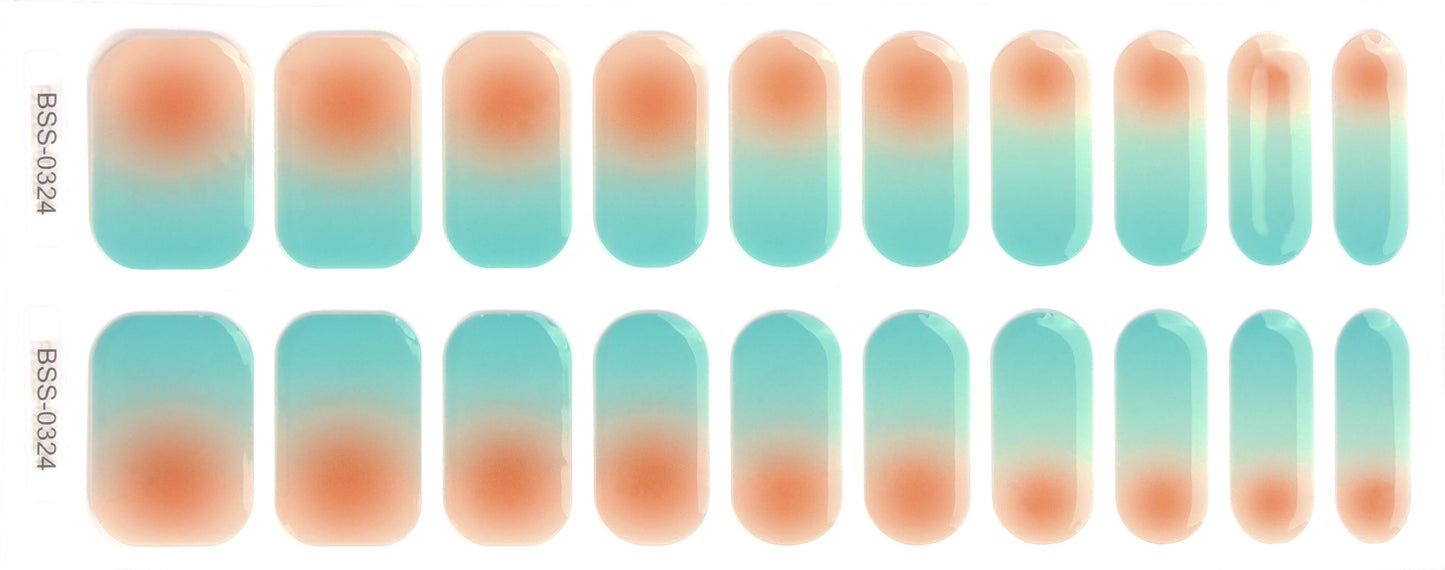 Bold Babes Sepia Spark Semi Cured Gel Nail Stickers - TheBOLDBabes