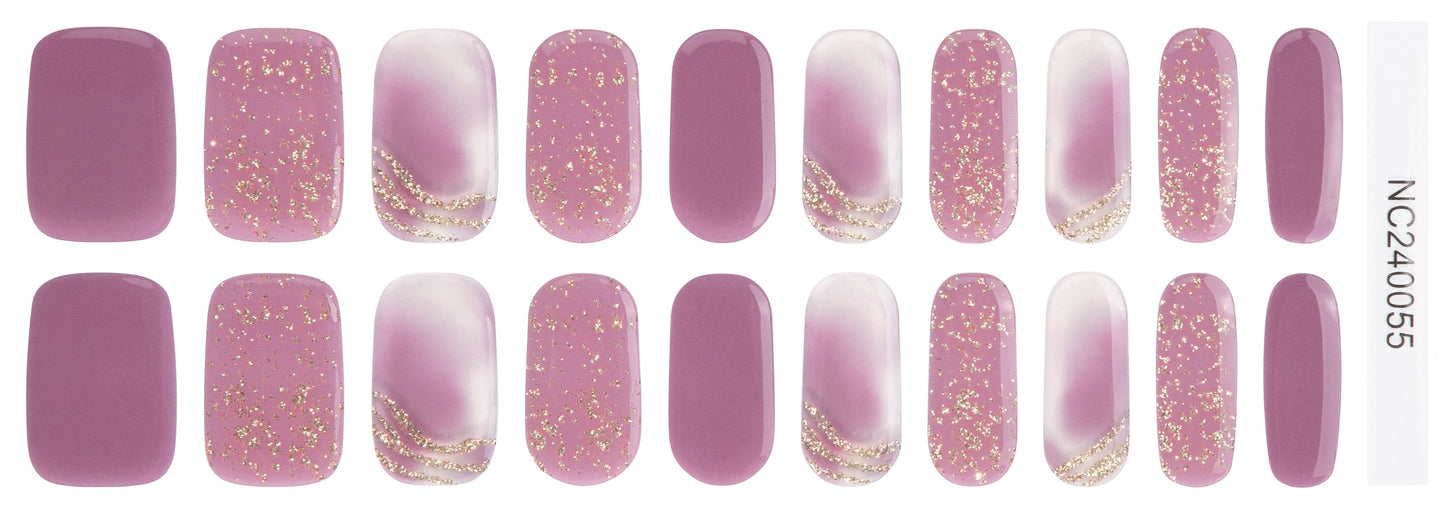 Bold Babes Rose Petals Semi Cured Gel Nail Stickers - TheBOLDBabes