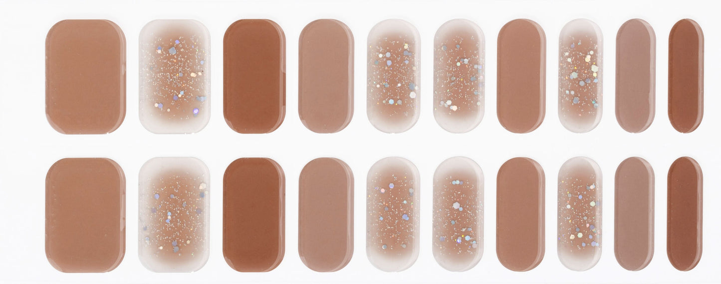 Bold Babes Autumn Obession Semi Cured Gel Nail Stickers - TheBOLDBabes