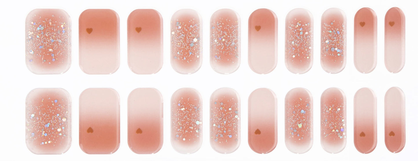 Bold Babes Rusty dusty Semi Cured Gel Nail Stickers - TheBOLDBabes
