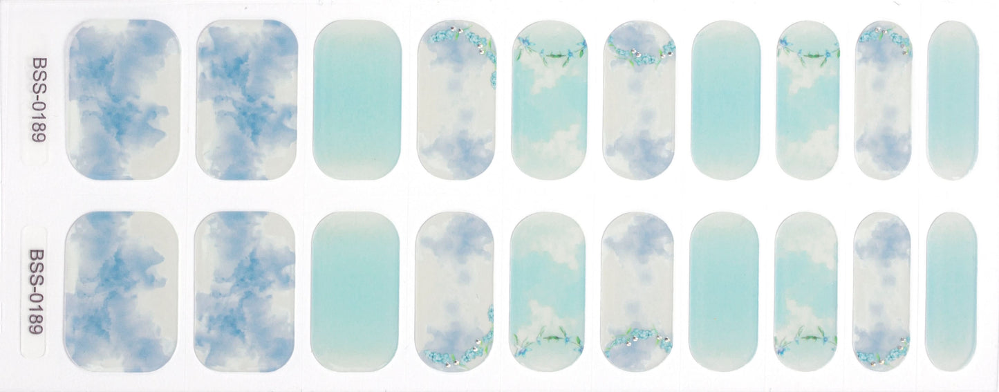 Bold Babes Sheer Elegence Semi Cured Gel Nail Stickers - TheBOLDBabes