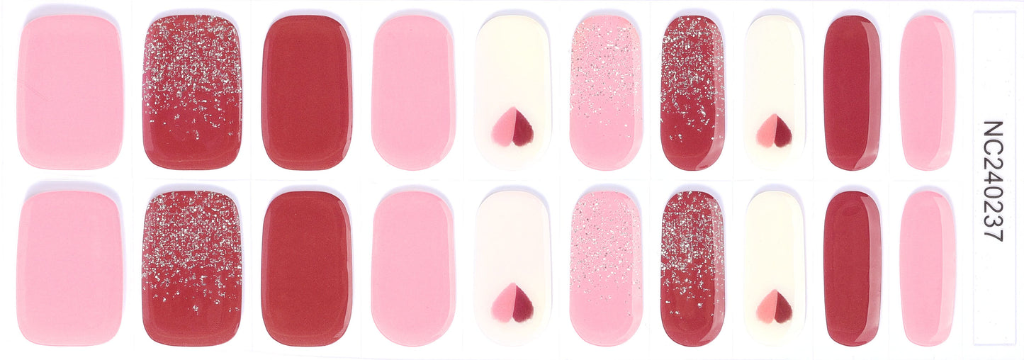 Bold Babes Love Letters Semi Cured Gel Nail Stickers - TheBOLDBabes