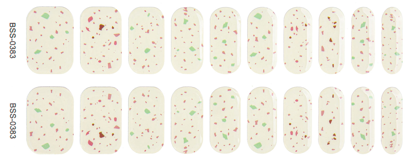 Bold Babes Coral Island Semi Cured Gel Nail Stickers - TheBOLDBabes