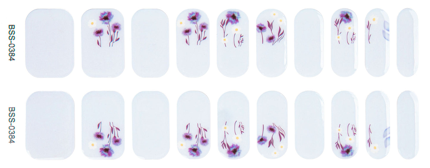 Bold Babes Floral Feel Semi Cured Gel Nail Stickers - TheBOLDBabes