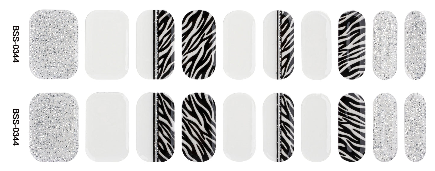 Bold Babes Classic Ripple Semi Cured Gel Nail Stickers - TheBOLDBabes