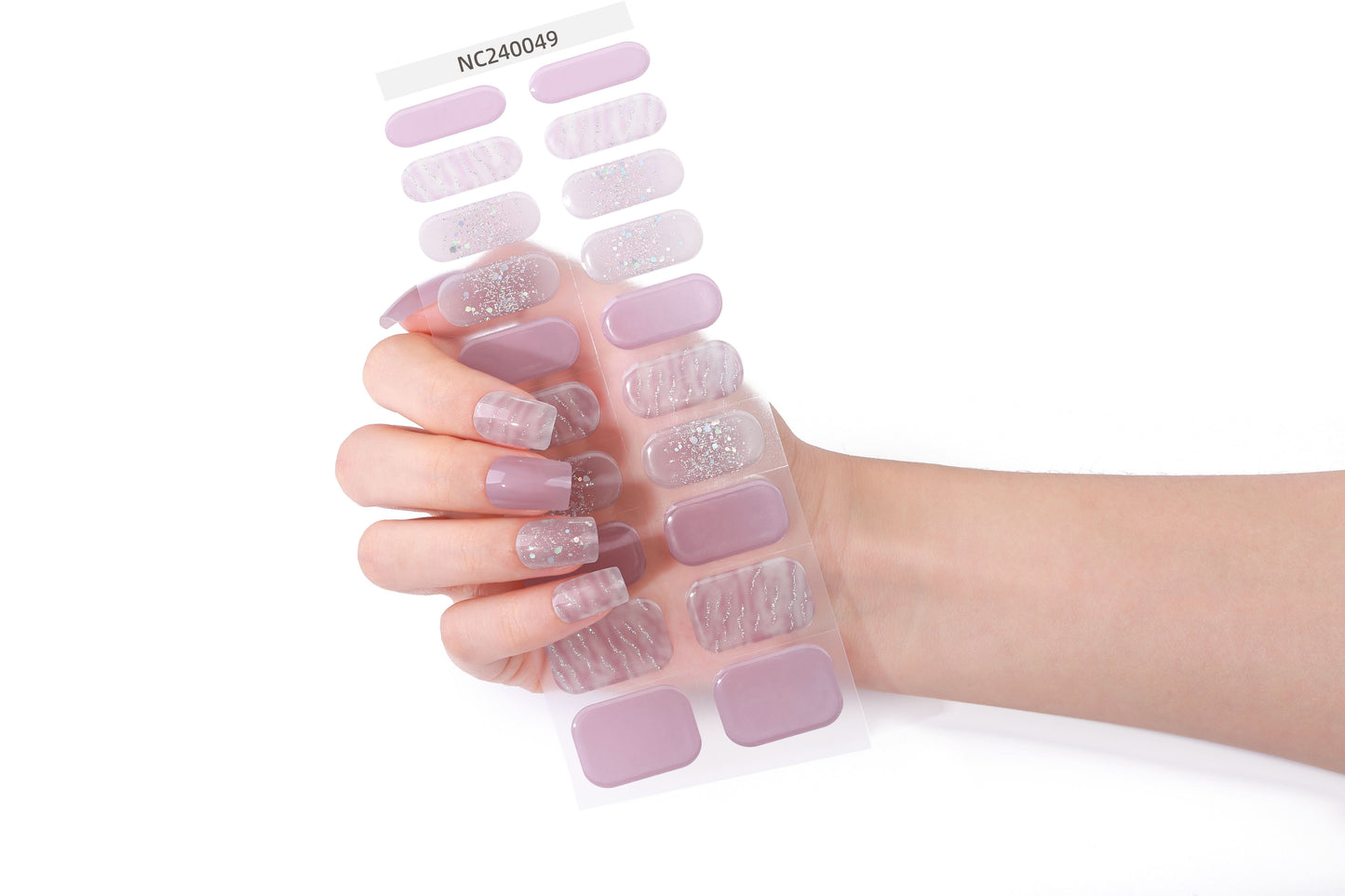 Bold Babes Glitter Groove Semi Cured Gel Nail Stickers - TheBOLDBabes