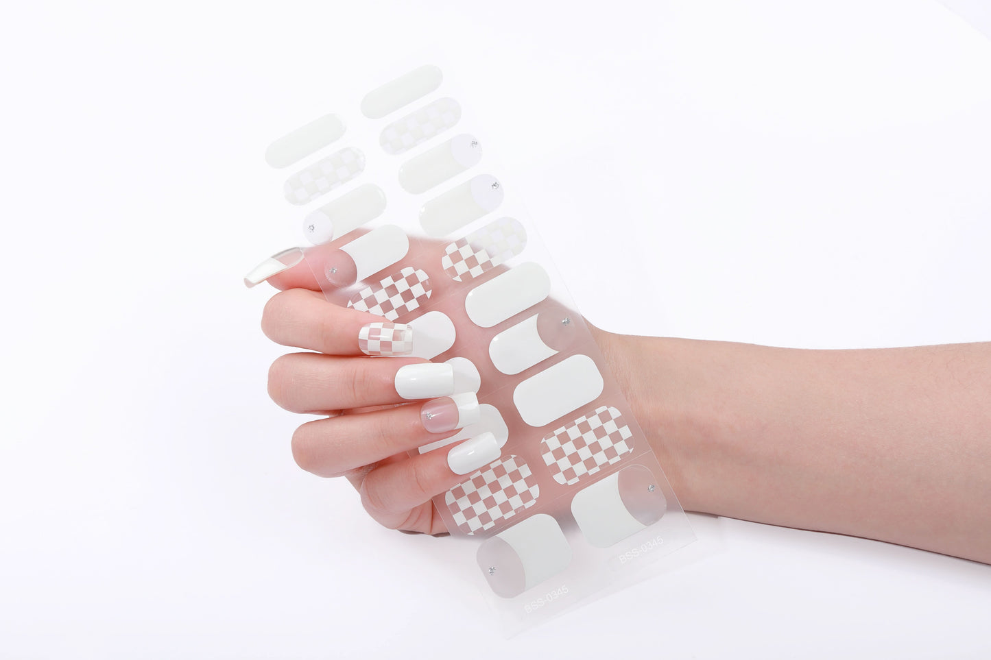 Bold Babes Chess Bless Semi Cured Gel Nail Stickers - TheBOLDBabes