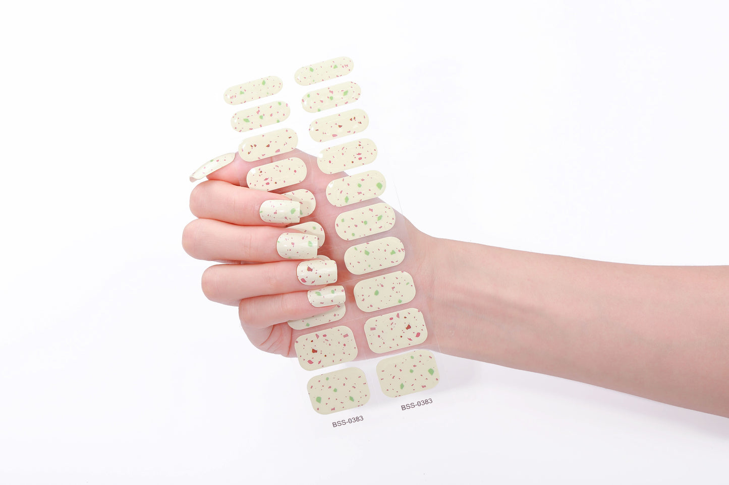 Bold Babes Coral Island Semi Cured Gel Nail Stickers - TheBOLDBabes