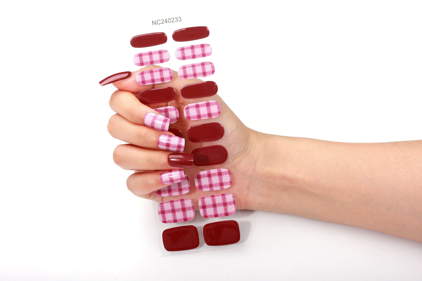 Bold Babes Fine Wine Semi Cured Gel Nail Stickers - TheBOLDBabes