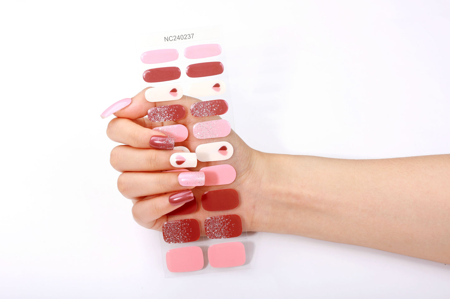 Bold Babes Love Letters Semi Cured Gel Nail Stickers - TheBOLDBabes