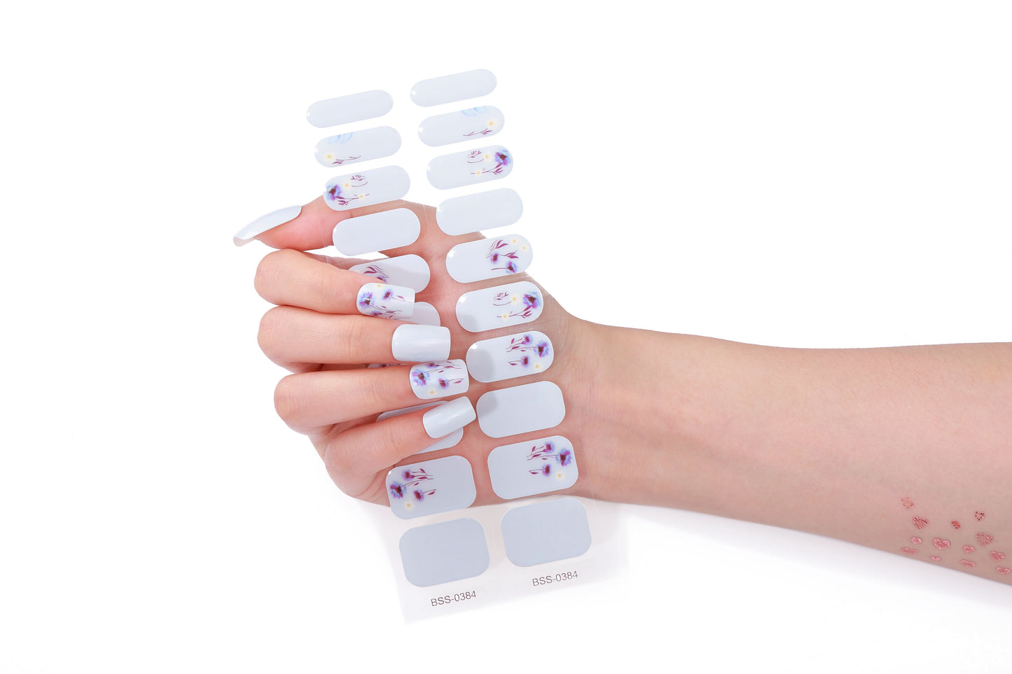 Bold Babes Floral Feel Semi Cured Gel Nail Stickers - TheBOLDBabes