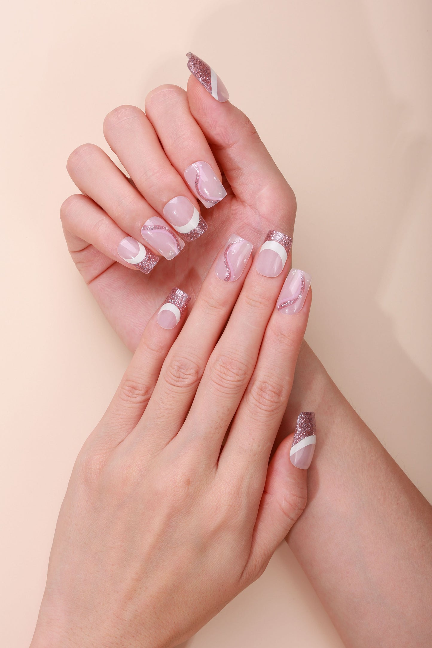 Bold Babes Pink Passion Semi Cured Gel Nail Stickers - TheBOLDBabes