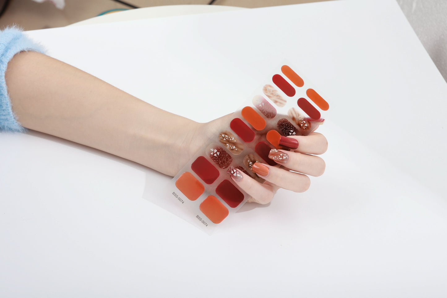 Bold Babes Chunky funky Semi Cured Gel Nail Stickers - TheBOLDBabes