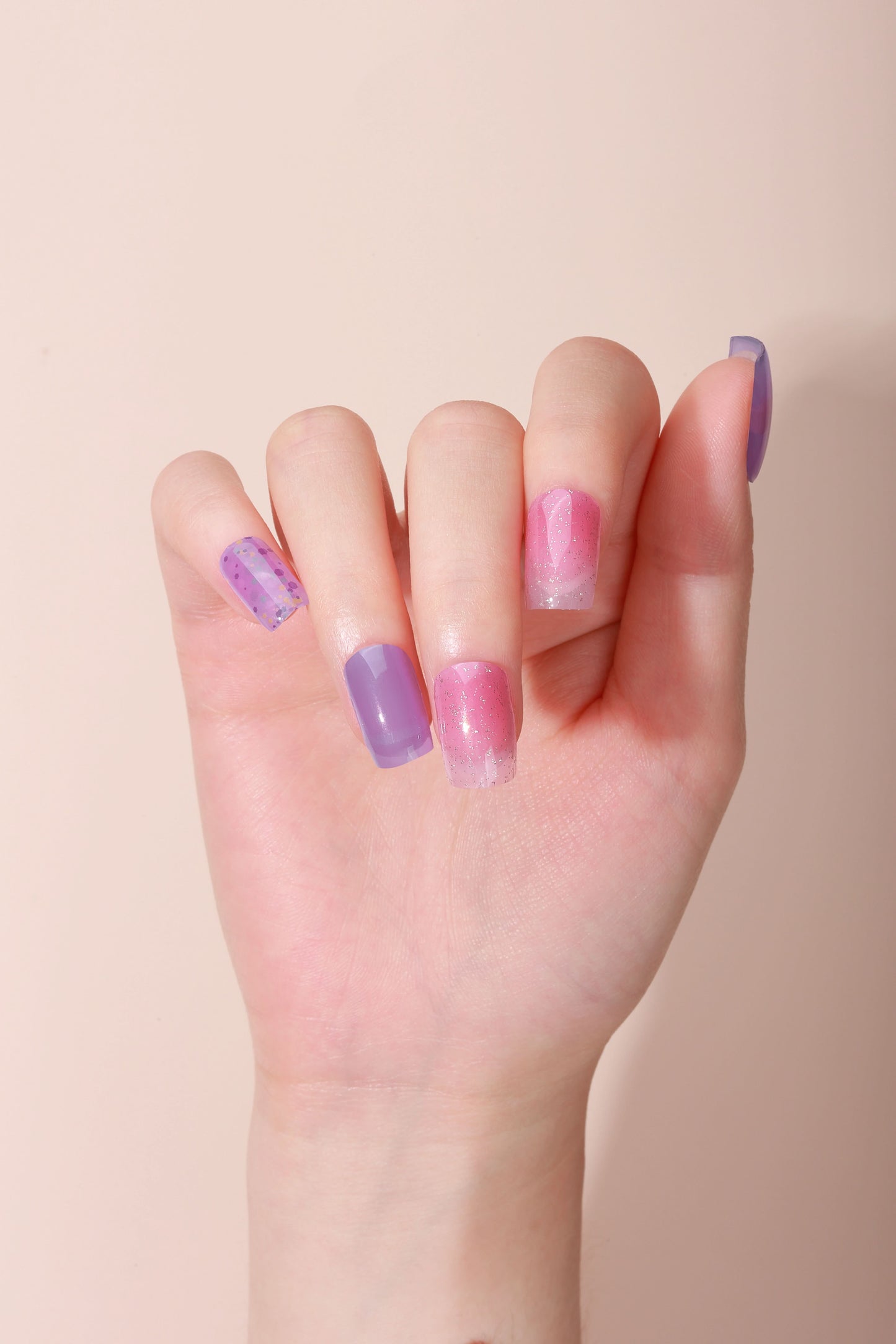 Bold Babes Candy Crush Semi Cured Gel Nail Stickers - TheBOLDBabes