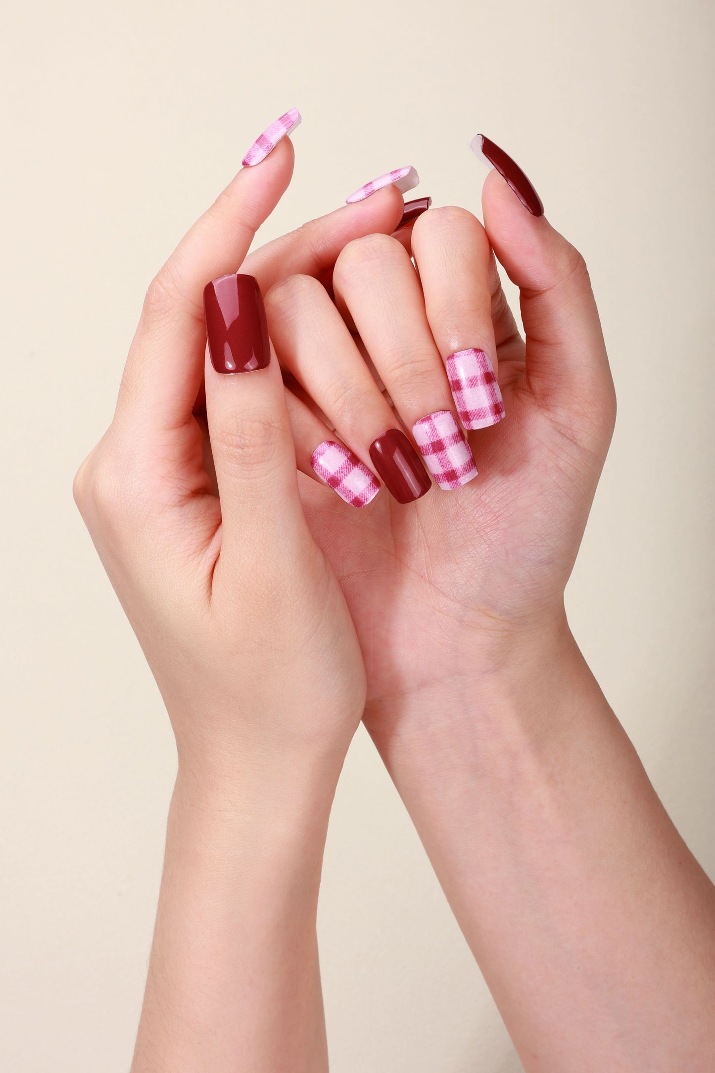 Bold Babes Fine Wine Semi Cured Gel Nail Stickers - TheBOLDBabes