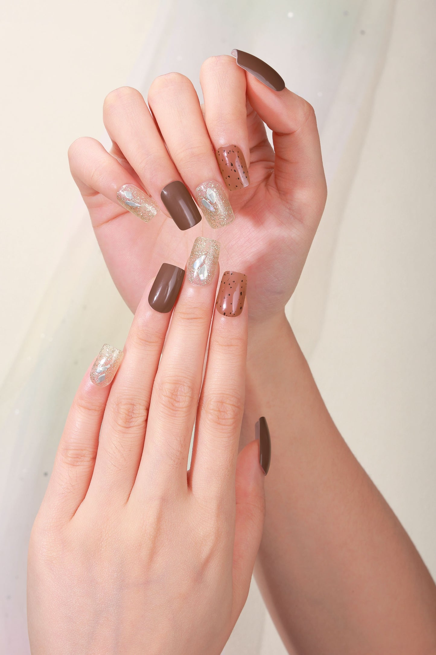 Bold Babes Coco Crush Semi Cured Gel Nail Stickers - TheBOLDBabes