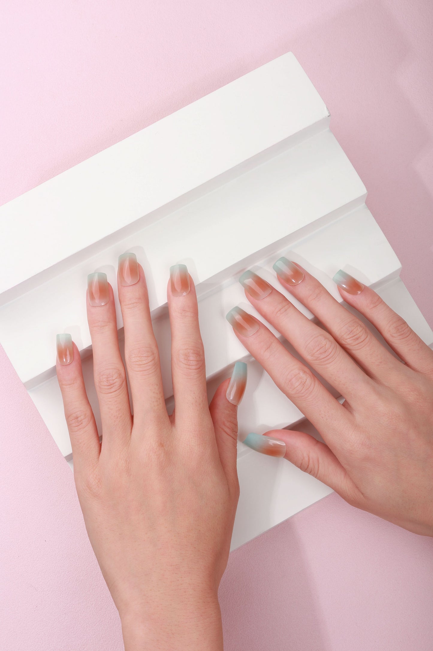 Bold Babes Sepia Spark Semi Cured Gel Nail Stickers - TheBOLDBabes
