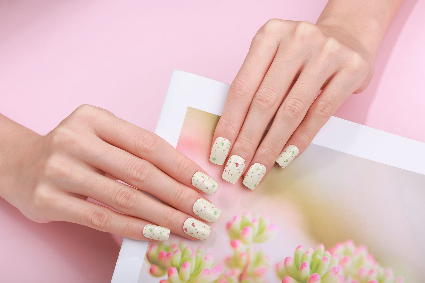 Bold Babes Coral Island Semi Cured Gel Nail Stickers - TheBOLDBabes