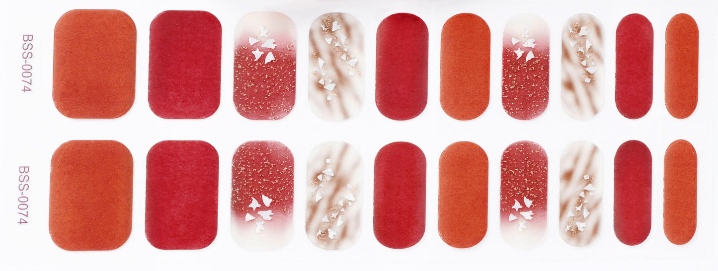 Bold Babes Chunky funky Semi Cured Gel Nail Stickers - TheBOLDBabes