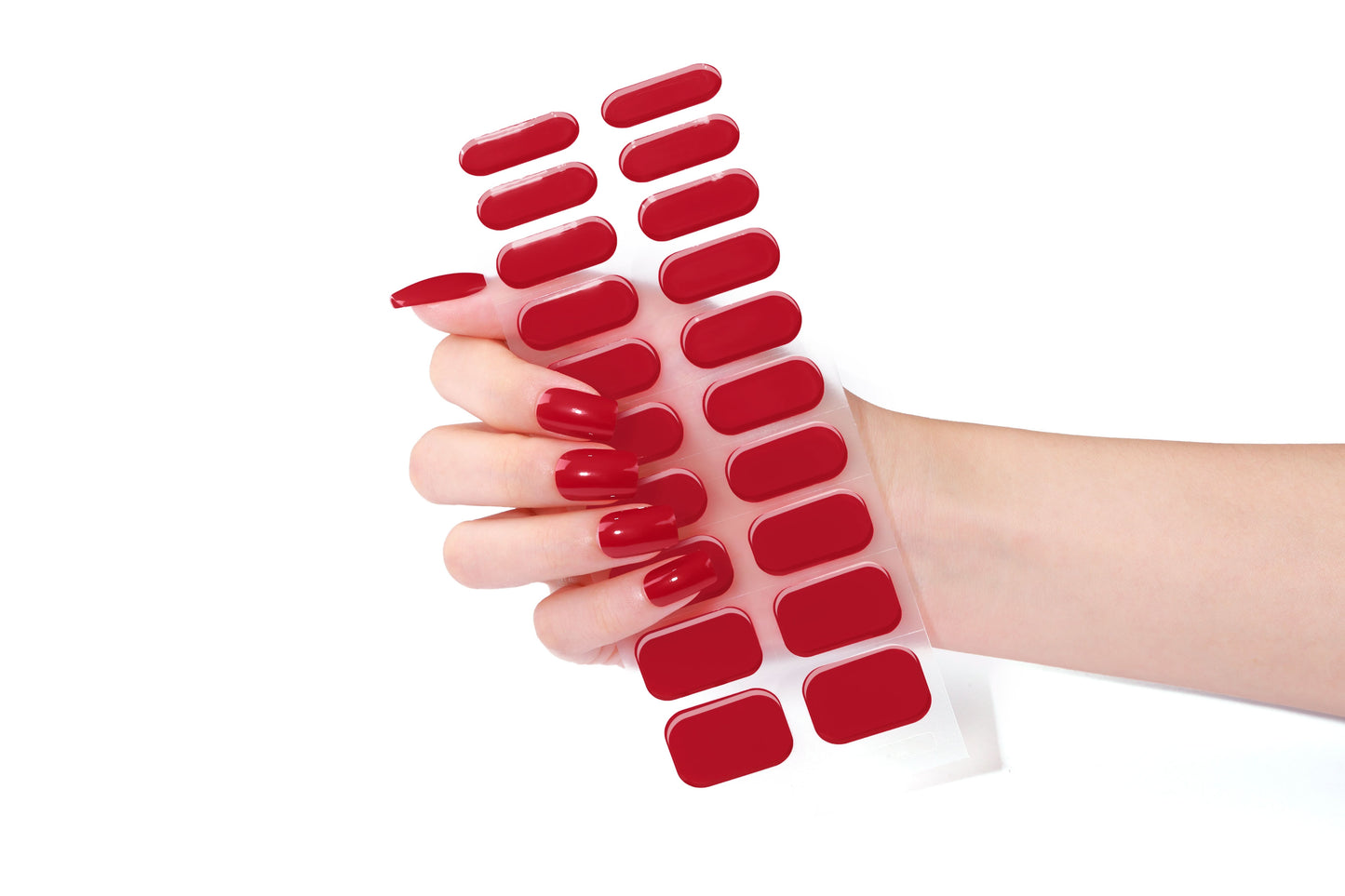 Bold Babes Cardinal Luxe Semi Cured Gel Nail Stickers - TheBOLDBabes