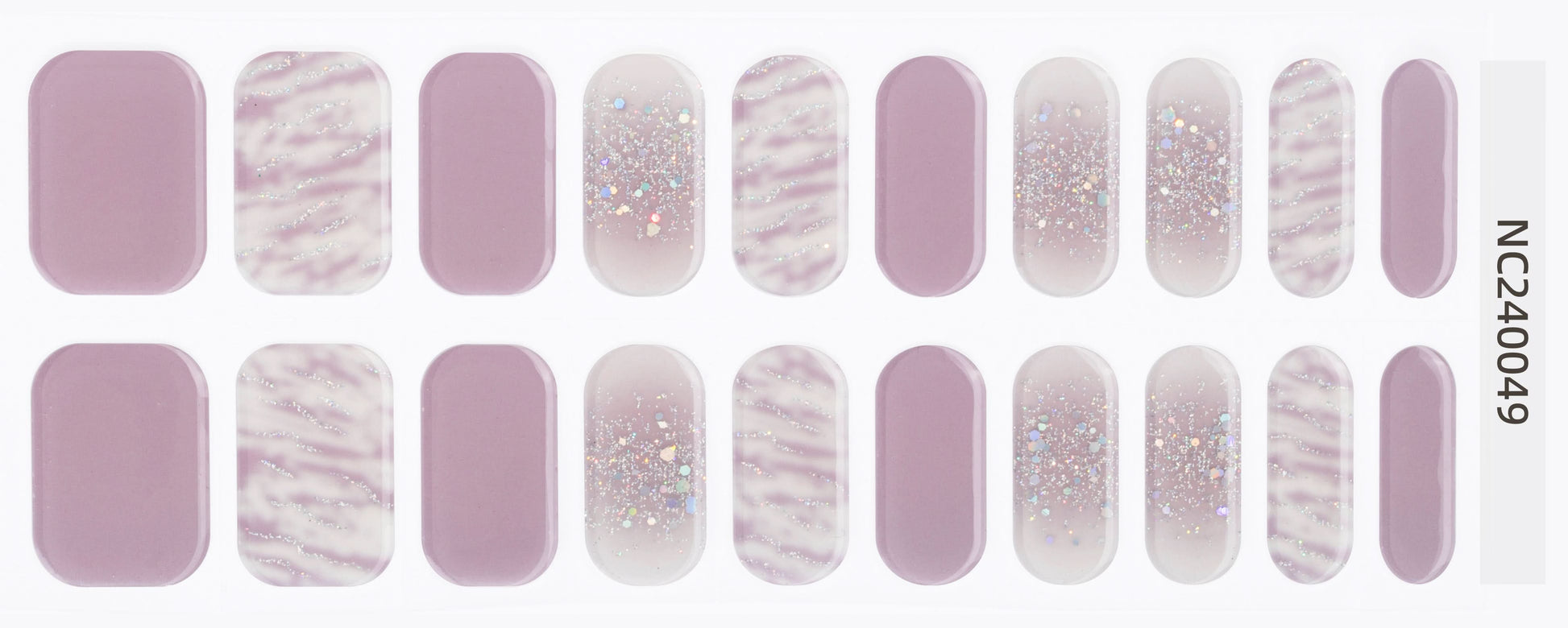 Bold Babes Glitter Groove Semi Cured Gel Nail Stickers - TheBOLDBabes