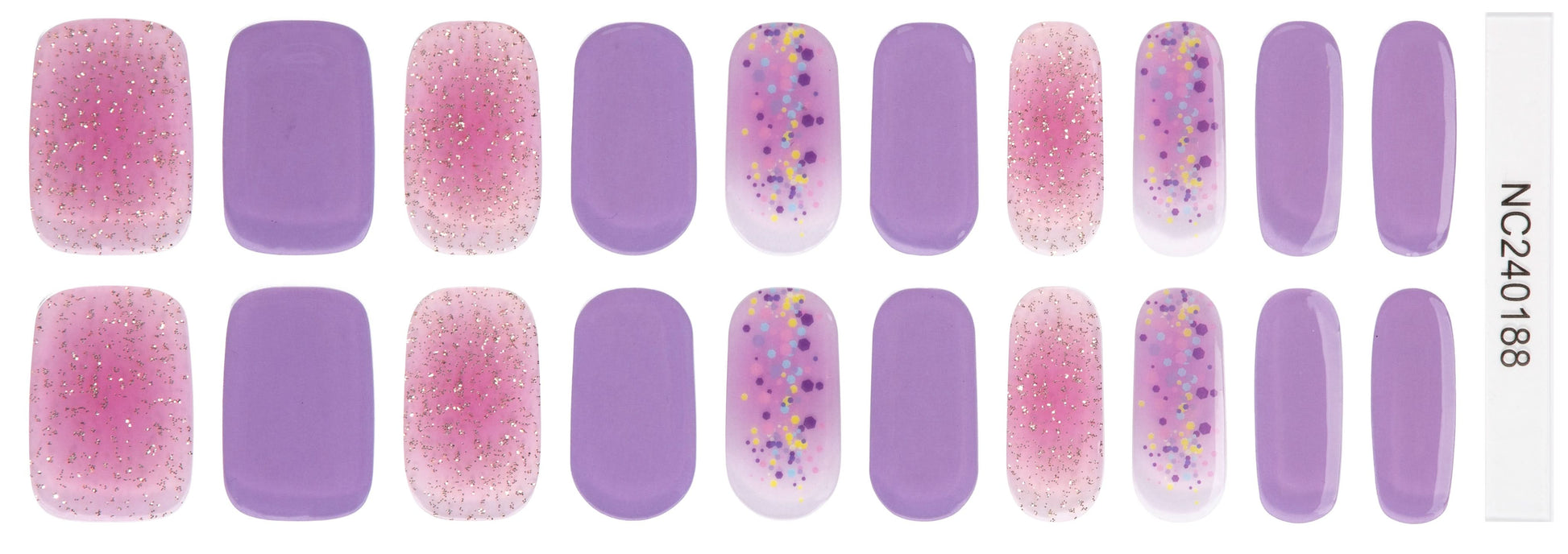 Bold Babes Candy Crush Semi Cured Gel Nail Stickers - TheBOLDBabes
