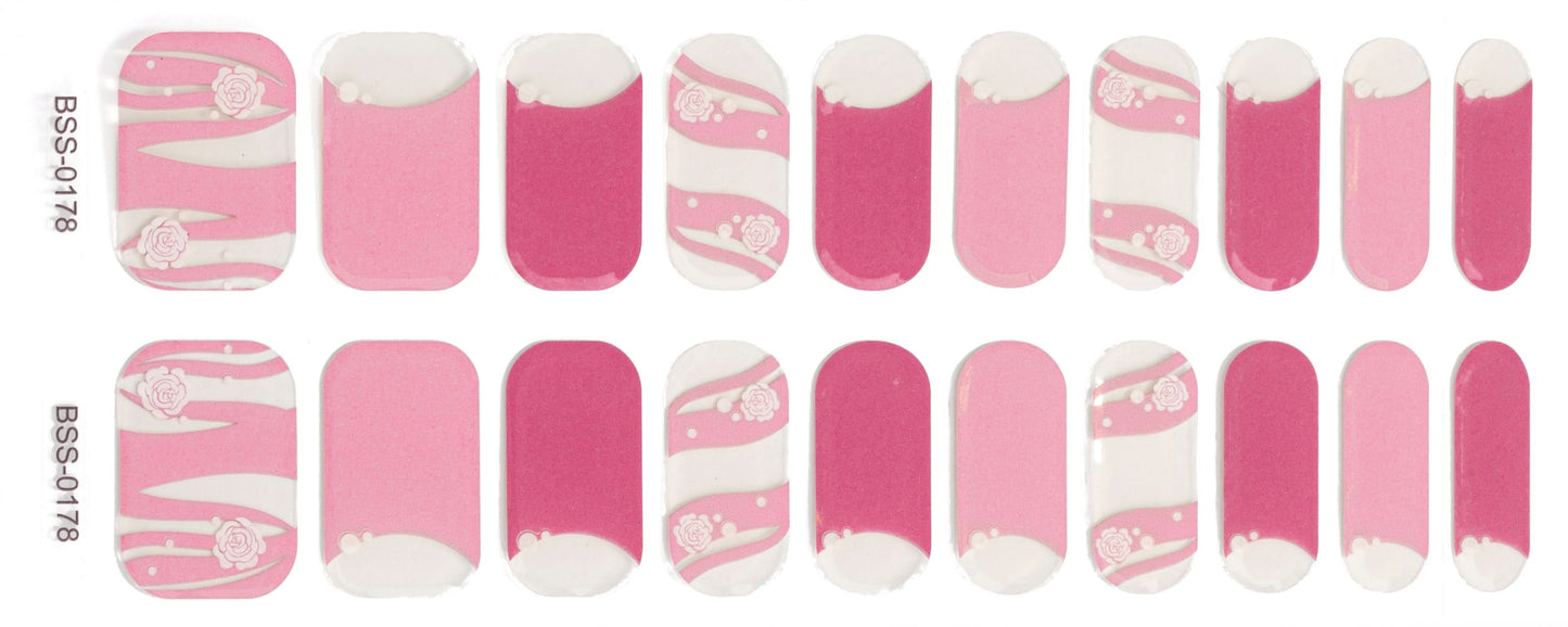 Bold Babes Barbie Bang Semi Cured Gel Nail Stickers - TheBOLDBabes
