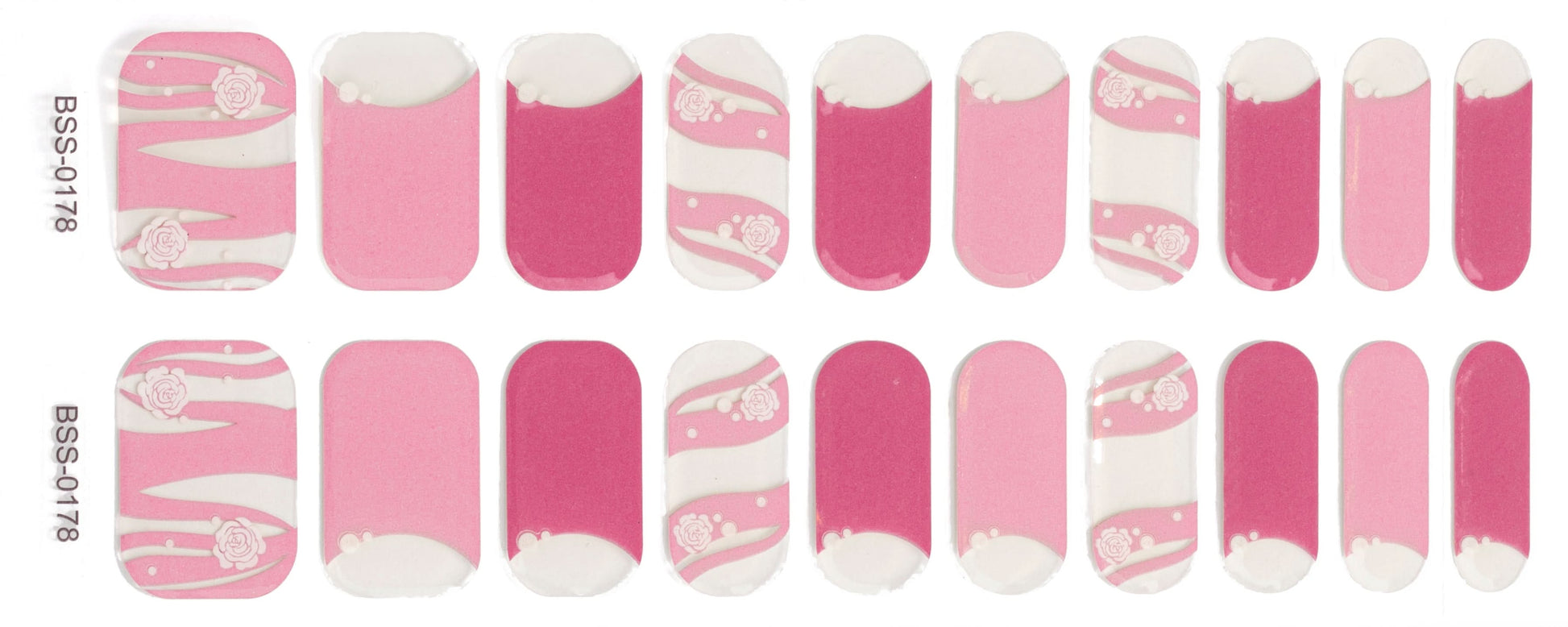 Bold Babes Barbie Bang Semi Cured Gel Nail Stickers - TheBOLDBabes