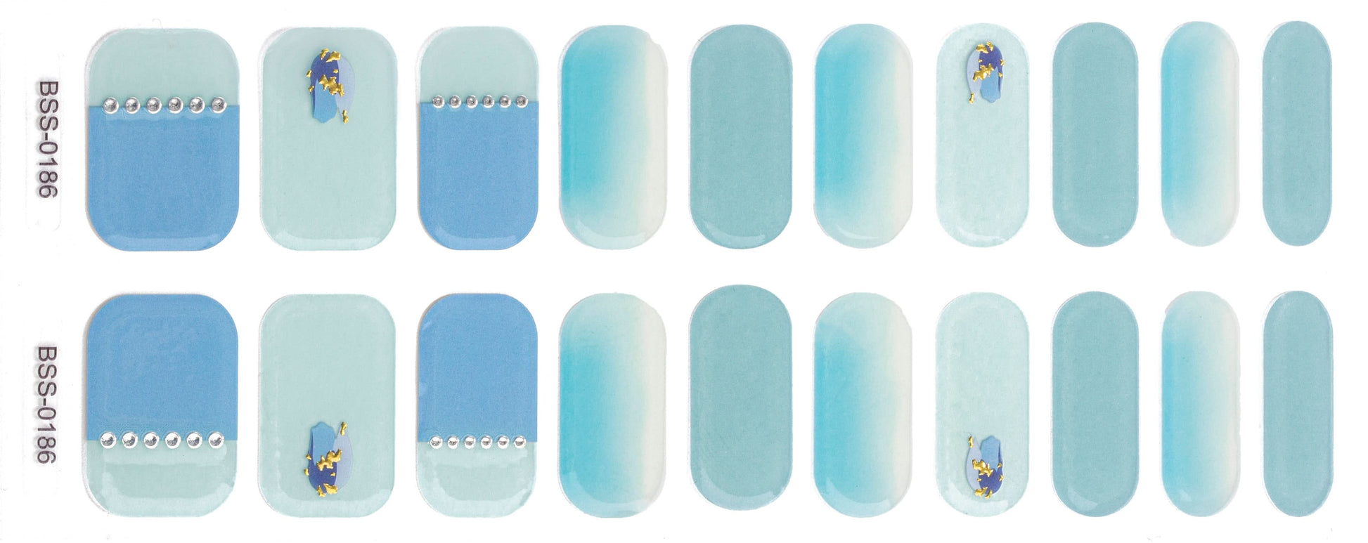 Bold Babes Frozen Fun Semi Cured Gel Nail Stickers - TheBOLDBabes