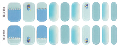 Bold Babes Frozen Fun Semi Cured Gel Nail Stickers - TheBOLDBabes