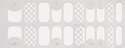 Bold Babes Chess Bless Semi Cured Gel Nail Stickers - TheBOLDBabes