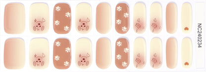 Bold Babes Puppy Guppy Semi Cured Gel Nail Stickers - TheBOLDBabes