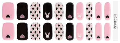 Bold Babes Bunny Boo Semi Cured Gel Nail Stickers - TheBOLDBabes