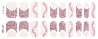 Bold Babes Pink Passion Semi Cured Gel Nail Stickers - TheBOLDBabes