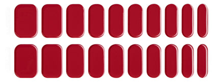 Bold Babes Cardinal Luxe Semi Cured Gel Nail Stickers - TheBOLDBabes