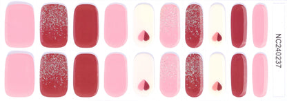 Bold Babes Love Letters Semi Cured Gel Nail Stickers - TheBOLDBabes