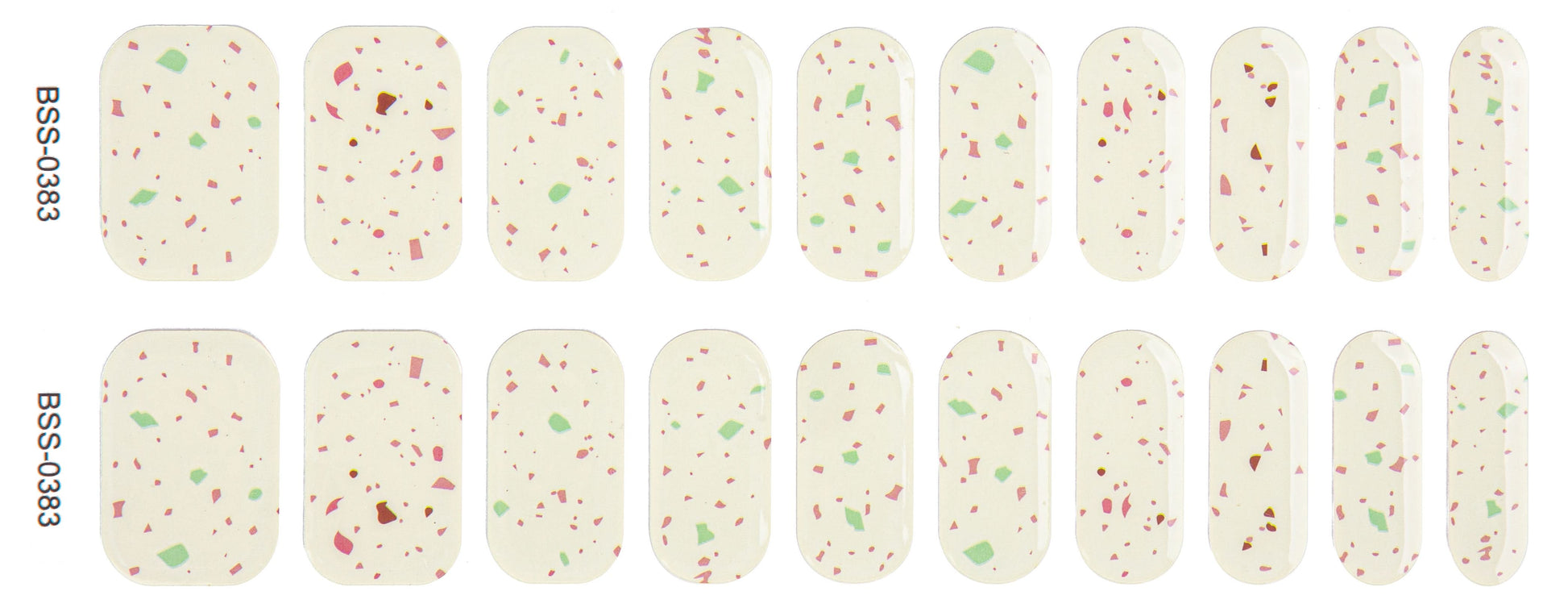 Bold Babes Coral Island Semi Cured Gel Nail Stickers - TheBOLDBabes