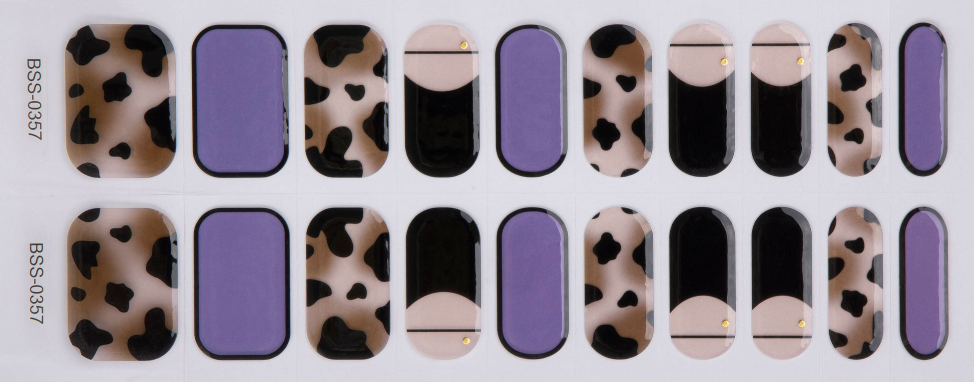 Bold Babes Catty Cut Semi Cured Gel Nail Stickers - TheBOLDBabes