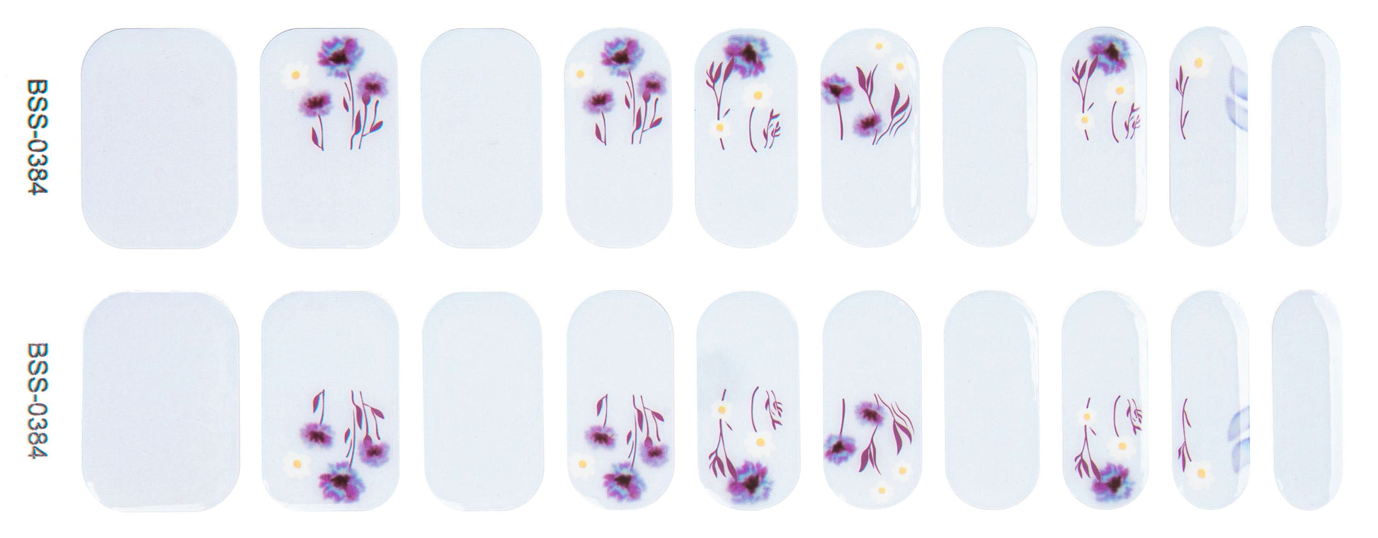 Bold Babes Floral Feel Semi Cured Gel Nail Stickers - TheBOLDBabes