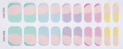 Bold Babes Pinkish Glory Semi Cured Gel Nail Stickers - TheBOLDBabes