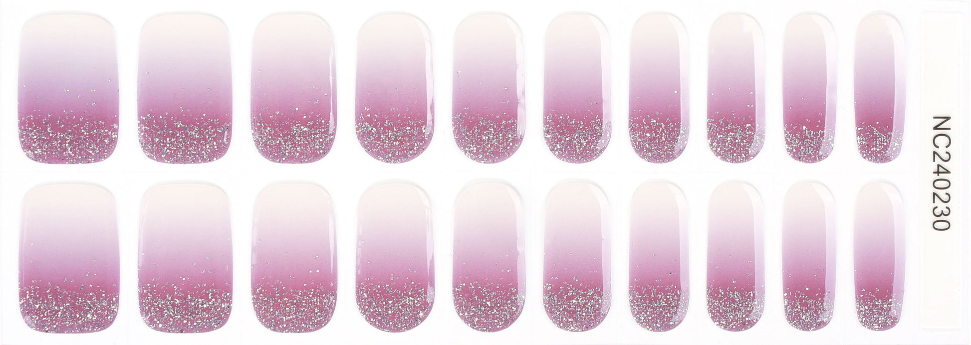 Bold Babes Purple patch Semi Cured Gel Nail Stickers - TheBOLDBabes