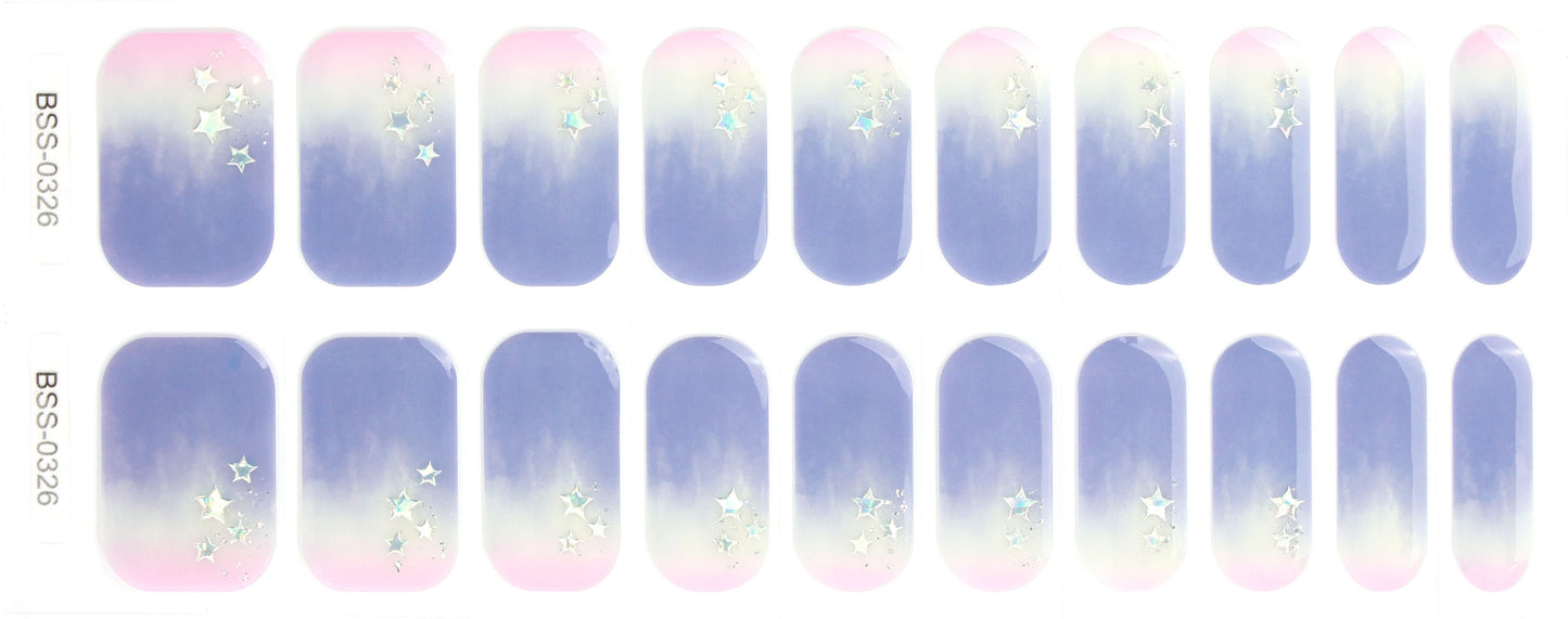 Bold Babes Levender Charm Semi Cured Gel Nail Stickers - TheBOLDBabes