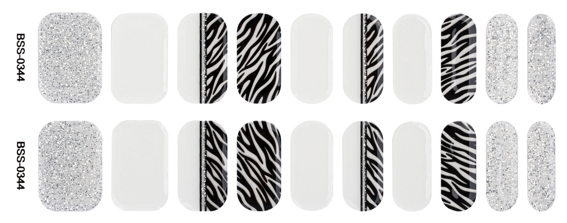 Bold Babes Classic Ripple Semi Cured Gel Nail Stickers - TheBOLDBabes