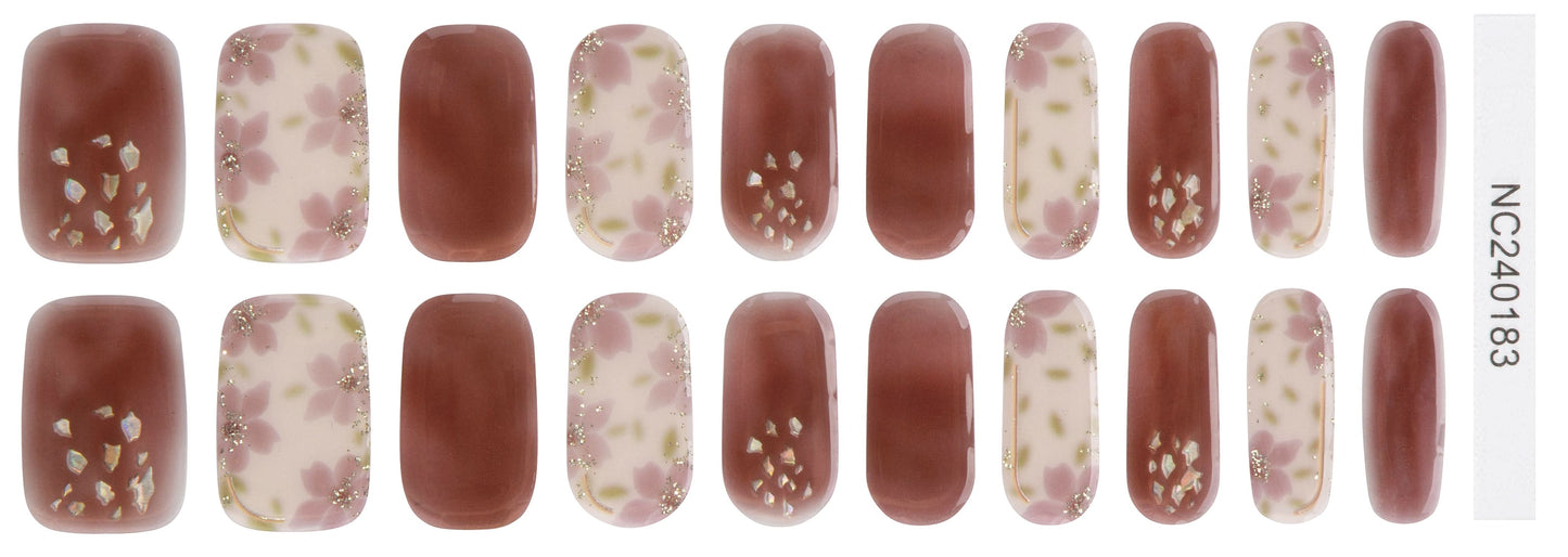 Bold Babes Coco Loco Semi Cured Gel Nail Stickers - TheBOLDBabes