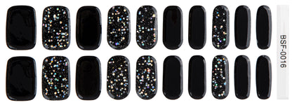 Bold Babes Smoky Dazzle Semi Cured Gel Nail Stickers - TheBOLDBabes