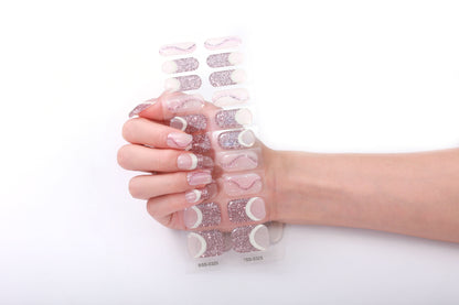 Bold Babes Pink Passion Semi Cured Gel Nail Stickers - TheBOLDBabes
